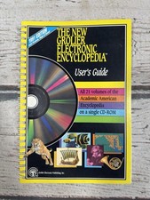 The New Grolier Electronic Encyclopedia User's Guide IBM VTG 1991 Paperback Book picture