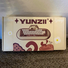 YUNZII C68 Mechanical Wired Keyboard Plug & Play QWERTY English Brown/White picture