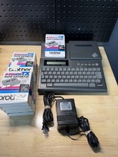 Brother P-Touch XL PT-8000 Label Maker w/ Adapter + 8 Tape Cassettes Tested picture