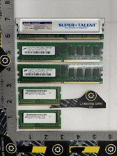 [LOT OF 5pcs] Assorted MICRON DDR Ram 4GB(x2)/1GB(x1)/512MB(x2) _FAST SHIPPING picture