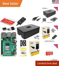 Ultimate Raspberry Pi 4 4GB Starter Kit - Advanced 1.5GHz CPU, Case & Cooling picture