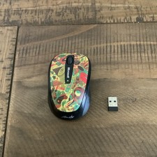 MICROSOFT ZANSKY ABSTRACT RARE LIMITED EDITION 3500 WIRELESS MOUSE &USB RECEIVER picture