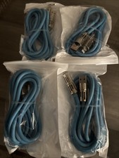 4 Packages Of Blue Cable Wires, Brand New picture