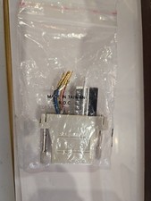 DB25M to RJ45 Modular Adapter Make your Own Gold Pins Network to Comm Beige NEW picture