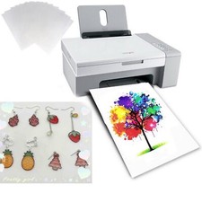 SUEIANNMN 10PCS A4 Size Heat Shrink Plastic Sheet Printable Paper Heat Shrink picture