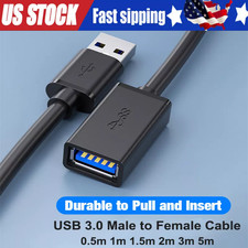 USB3.0 Extension Cable High Speed Extender Cord Adapter TypeA Male to Female Lot picture