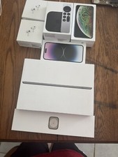 Apple IPAD Ear Buds Watch And Phones Lot of 7 EMPTY BOXES picture