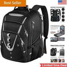 Laptop Backpack 18.4 Inch 60L Extra Large TSA Friendly Water Resistant RFID picture