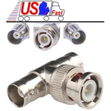 NEW 10Base2 Network Coaxial  BNC Coax T, 1*Male~2*Female 50ohm, vintage picture