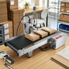 Automatic Inkjet Coding Machine with Conveyor Belt 600DPI Inkjet Printer Machine picture
