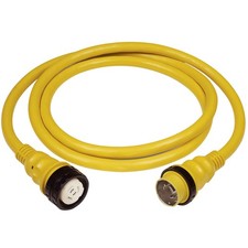 Marinco 50Amp 125/250V Shore Power Cable - 50' - Yellow picture