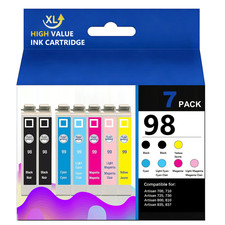 98 7PK Combo Pack High Capacity Ink Replacement for Epson Artisan Series picture