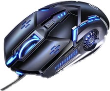 CHONCHOW Gaming Mouse - Wired, 6 Buttons, 4 Adjustable DPI Up to 3200 Black  picture