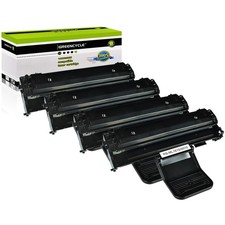 4PK ML 2010 Black Toner Compatible For Samsung ML-1610 ML-2010 ML-2510 ML-2570N picture