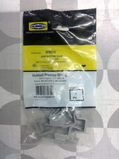 Hubbell SFBG10 HPW Snap-In Blank Fitting, Gray, 10 Pack **Free Shipping** picture