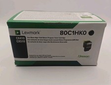 Genuine OEM Lexmark 80C1HK0 801HK Black High Yield Toner Cartridge NEW Sealed... picture