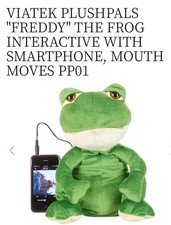 Plush Pals Cell Phone Interactive Speaker Freddy the Frog  *Vintage*NEW picture