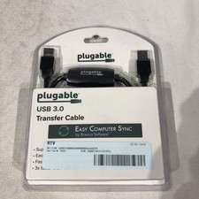 Plugable USB 3.0 Transfer Cable Fast Secure Sync- NEW picture