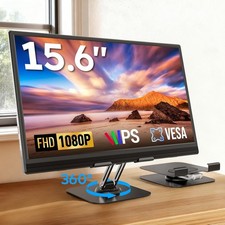 Dopesplay Portable Monitor with Adjustable Stand 15.6