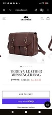 The Leather Farm Buffalo Terran Messenger Bag  picture