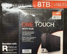 Seagate One Touch 8 TB Hub Desktop External Hard Drive HD USB-C USB 3.0 Ports picture