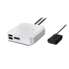 USB C Switch 4K DisplayPort 60Hz for Dual Computer Setup with Remote Button picture
