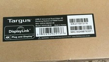 TARGUS DOCK190USZ USB-C 100W UNIVERSAL DV4K DOCKING STATION *BRAND NEW* picture