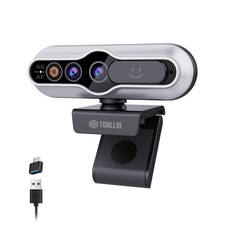 TOALLIN 4K Autofocus Webcam Windows Hello Camera w/ Privacy Shutter Built-in Mic picture