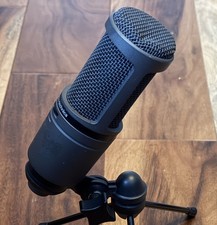 Audio-Technica Cardioid Condenser USB Microphone AT2020USBi and Tripod Stand picture