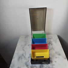 Vintage SRW Microdex 25 Computer Floppy Disk Holder Organizer Case Storage Box picture