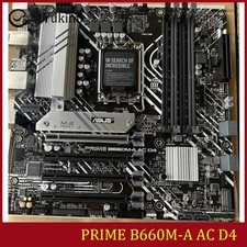 FOR ASUS PRIME B660M-A AC D4 Ｍotherboard Test OK picture