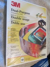 NEW - 3M CG5000 Multipurpose Transpareny Film Printer Paper SEALED. Double Usage picture