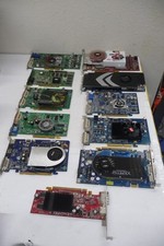 LOT 11x  Graphic card ( ATI, ASUS,GIGABYTE, EVGA, and.....) FOR PART * AS IS * picture