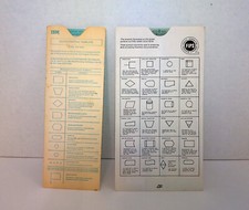 Vintage IBM  X20-8020 and FIPS ANSI X3.5-1970 Flowcharting Templates picture
