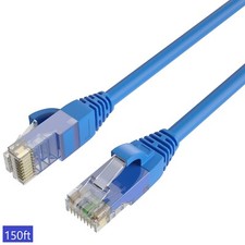 QualGear Cat 6 High-Speed Ethernet Cable - Blue picture