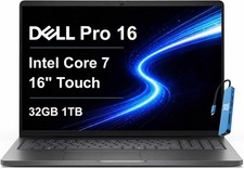 Dell Upgraded Pro 16'' FHD + Touchscreen PC16250 Core 7 32-64GB RAM 1-2TB SSD picture
