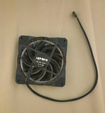 upHere 120mm 12V Blue LED Black PC Computer Case Fan, 4-Pin Power Connector picture