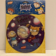 Vintage 1997 Rugrats 3D Lenticular Bubbles Computer Mouse Pad Nickelodeon NEW picture