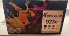 RELCOLOR Compatible 923e Ink Cartridge Set Black Cyan Magenta Yellow picture