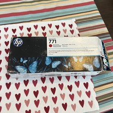 HP 771 Chromatic Red CEO38A New Genuine Open Box picture