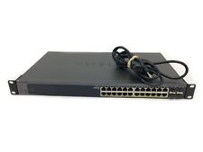 Netgear Prosafe GS728TP V1H1 24 Port Gigabit PoE Smart Switch 4x SFP w/ Brackets picture