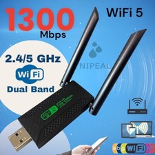 1300Mbps Long Range IEEE 802.11 Dual Band 2.4-5GHz Wireless USB 3.0 WiFi Adapter picture