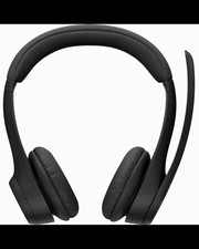 Logitech Zone 305 Teams Bluetooth On-Ear Headset Headband Boom Mic Black Used picture