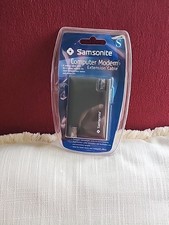 Samsonite Travel Computer Modem With RJ-11 Extension Cable 8 ft Compact Case New picture