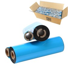 24 Rolls Premium Wax Thermal Transfer Ribbon 4.33