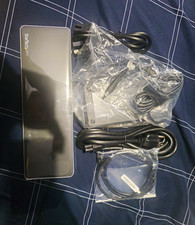 StarTech.com Laptop Docking Station Gray/Black w/ Adapter & Cables picture