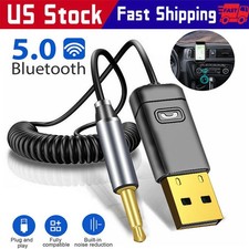 Wireless USB Bluetooth 5.0 Audio Transmitter Receiver Adapter For PC TV Car LOT picture