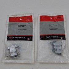 RadioShack Shielded Metalized D-Sub Hood 9/15 Position Connectors Lot Of 2 New picture