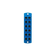 Leviton 5F100-2LC SDX Precision Molded Fiber Adapter Plate (BLUE) picture