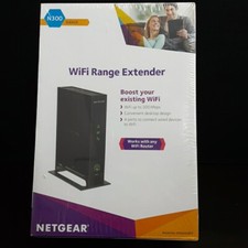 NETGEAR WN2000RPT WiFi Range Extender w 4 ethernet ports N300 Range New-Sealed picture
